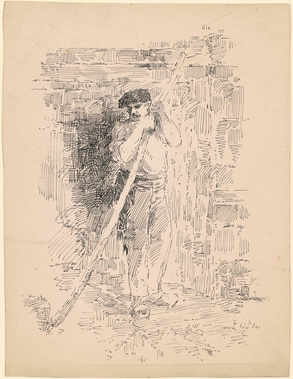 Chłop autorstwa attributed to Edward Moran