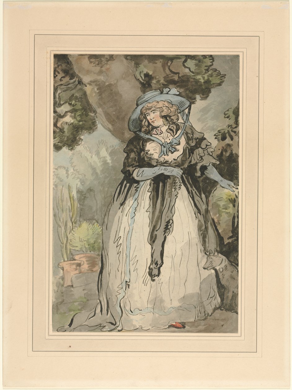 Pani Samuel Howitt (z domu Elizabeth Rowlandaon) autorstwa attributed to George Murgatroyd Woodward