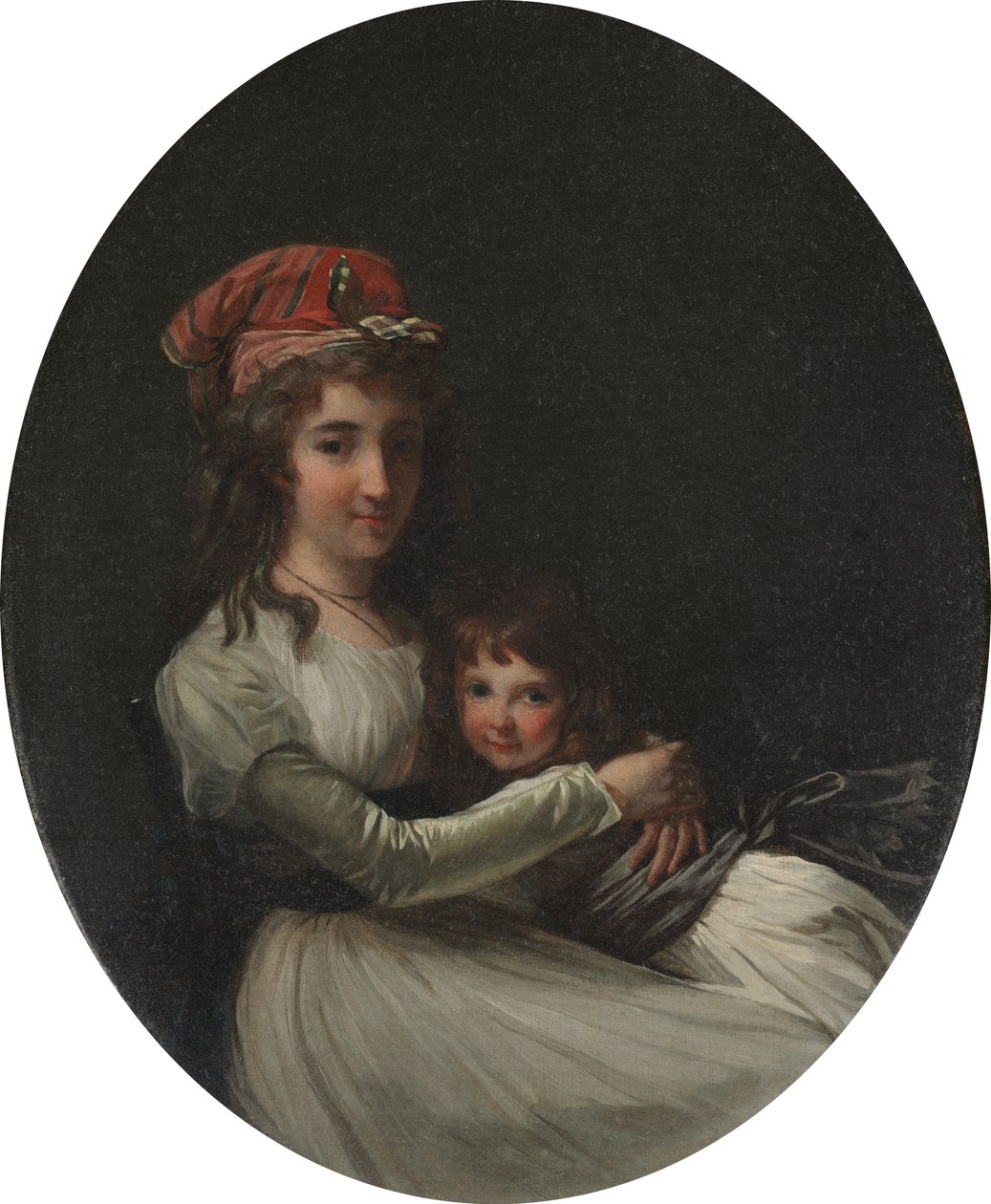 Portret matki i córki autorstwa attributed to Henri Pierre Danloux