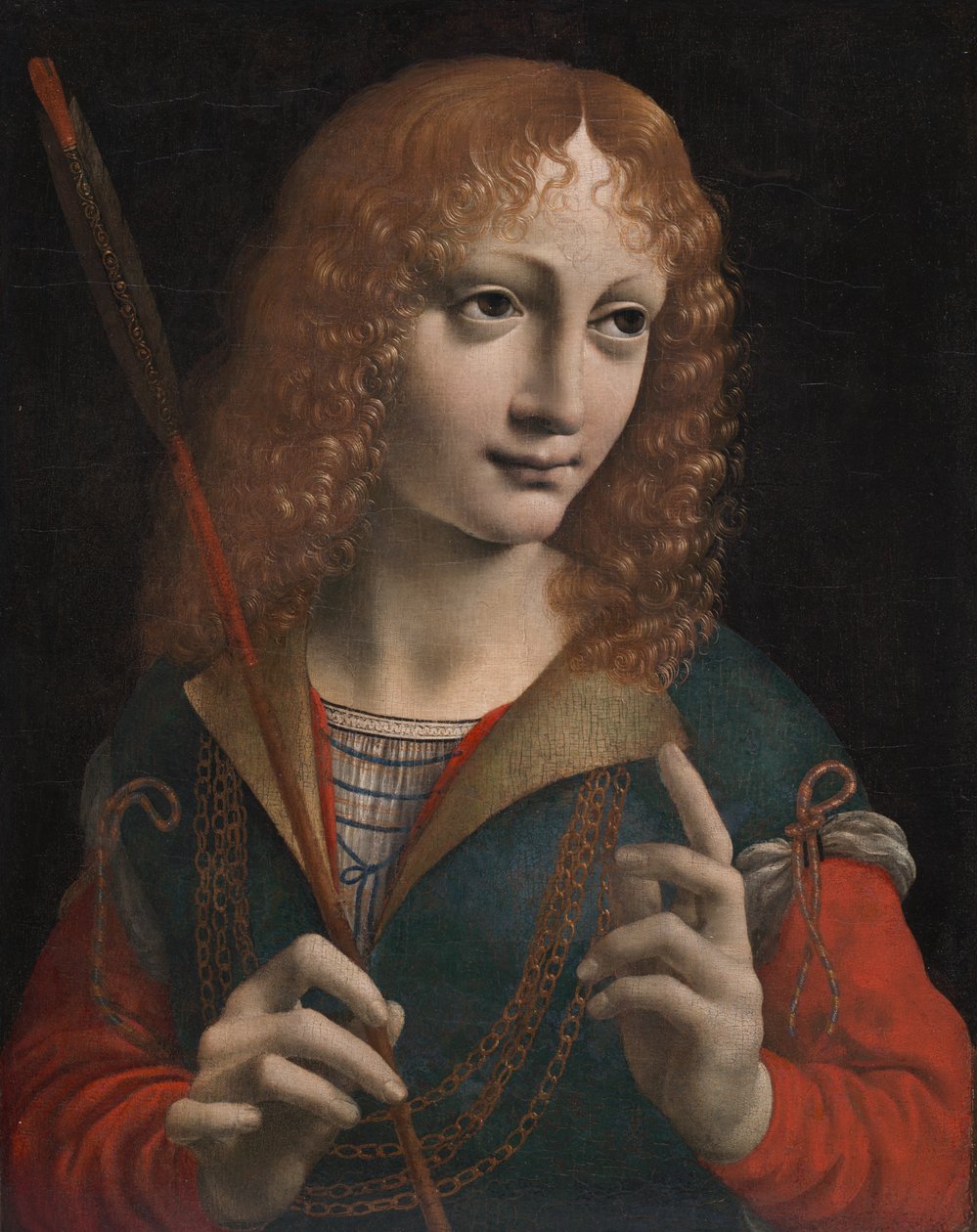 Portret młodzieńca jako św. Sebastian autorstwa attributed to Marco d