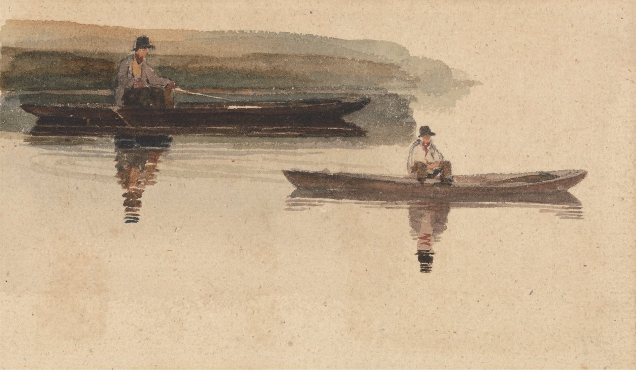 Dwóch mężczyzn w puntach autorstwa attributed to Peter DeWint