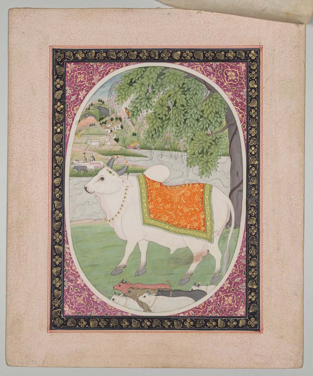 Byk, z serii Mandi Astrologia autorstwa attributed to Sanju
