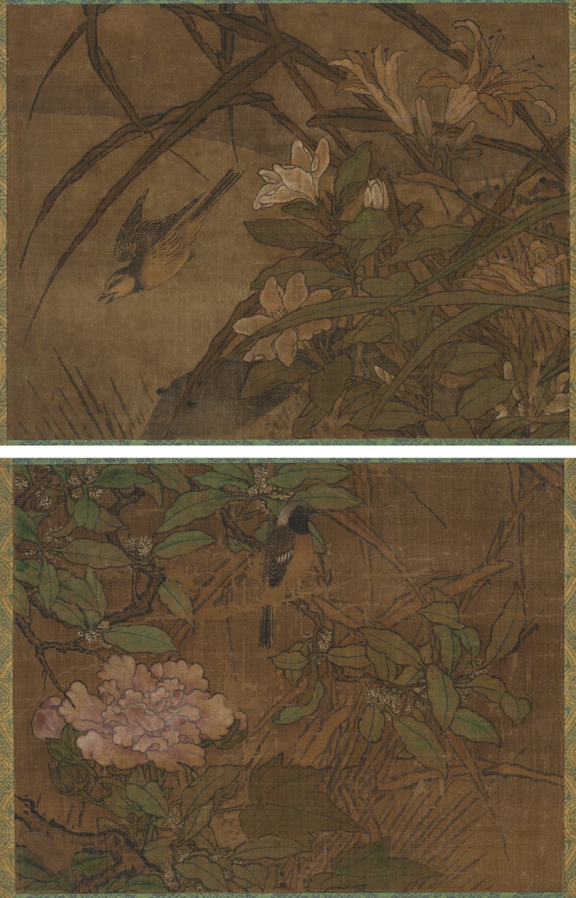 Ptaki i Kwiaty autorstwa attributed to Sesshū Tōyō