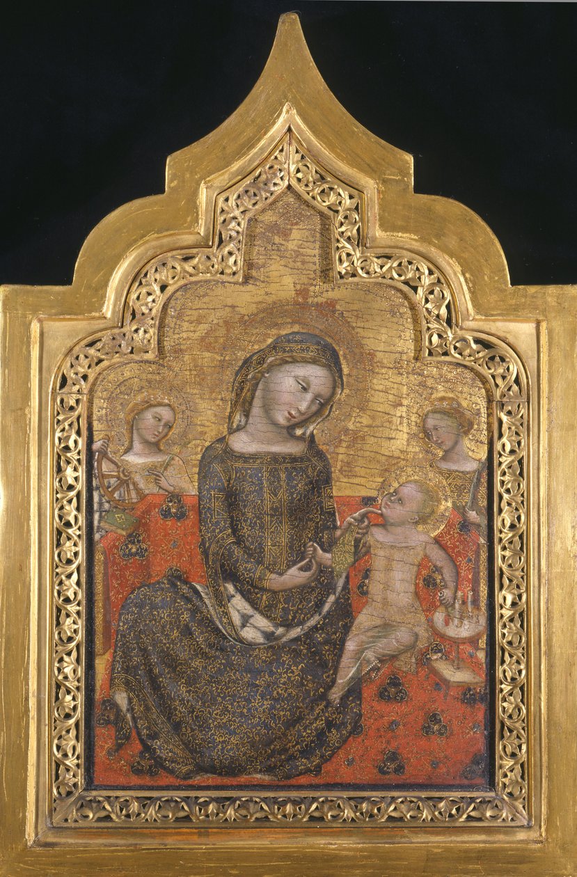 Madonna pokory autorstwa called Vitale da Bologna Vitale degli Equi