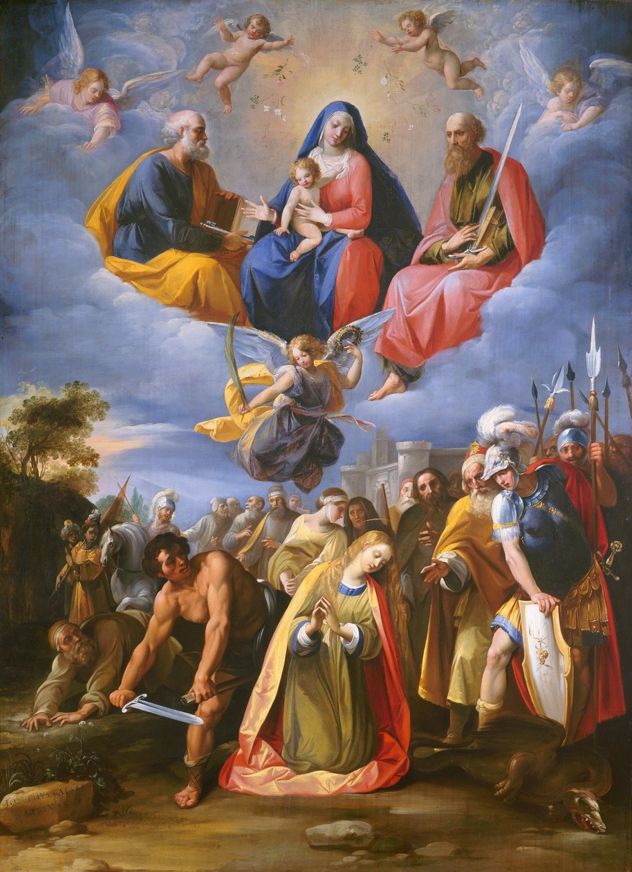 Męczeństwo św. Małgorzaty autorstwa called Cavaliere d