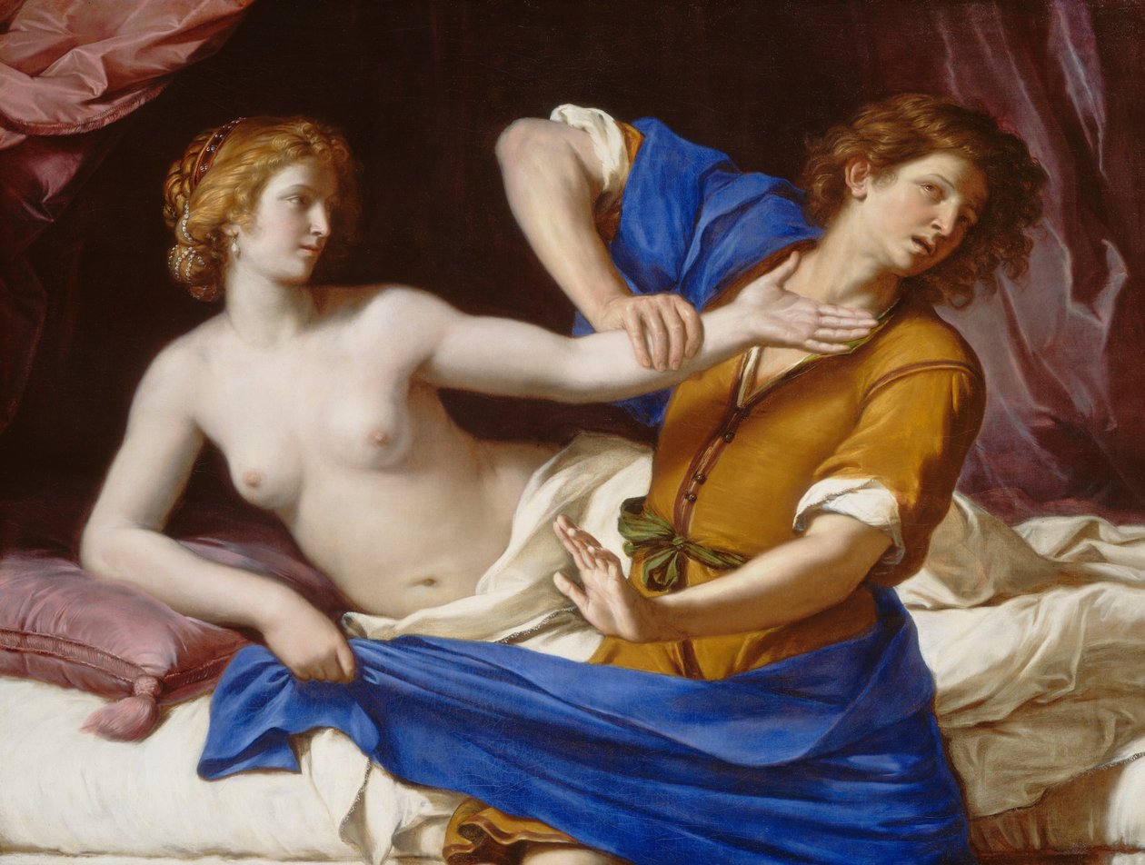 Żona Józefa i Potyfara autorstwa called Guercino Giovanni Francesco Barbieri