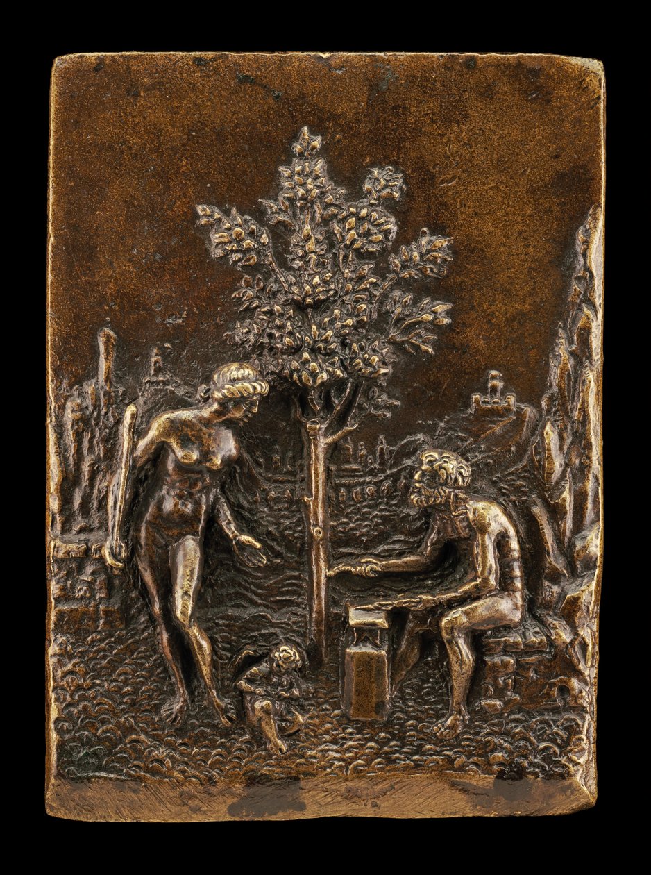 Wenus, Kupidyn i Vulcan autorstwa called Riccio Andrea Briosco