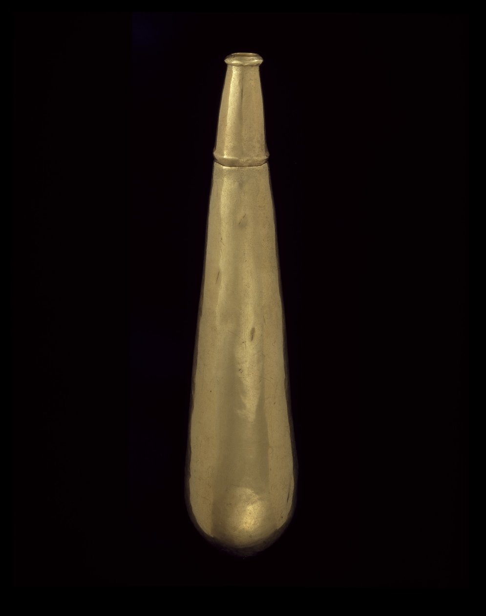 Butelka Koki w Kształcie Łzy, 200-1600 AD (złoto) autorstwa civilization Quimbaya