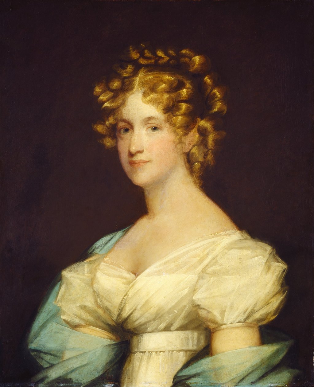 Charlotte Morton Dexter (Pani Andrew Dexter) autorstwa completed by an unknown artist Gilbert Stuart