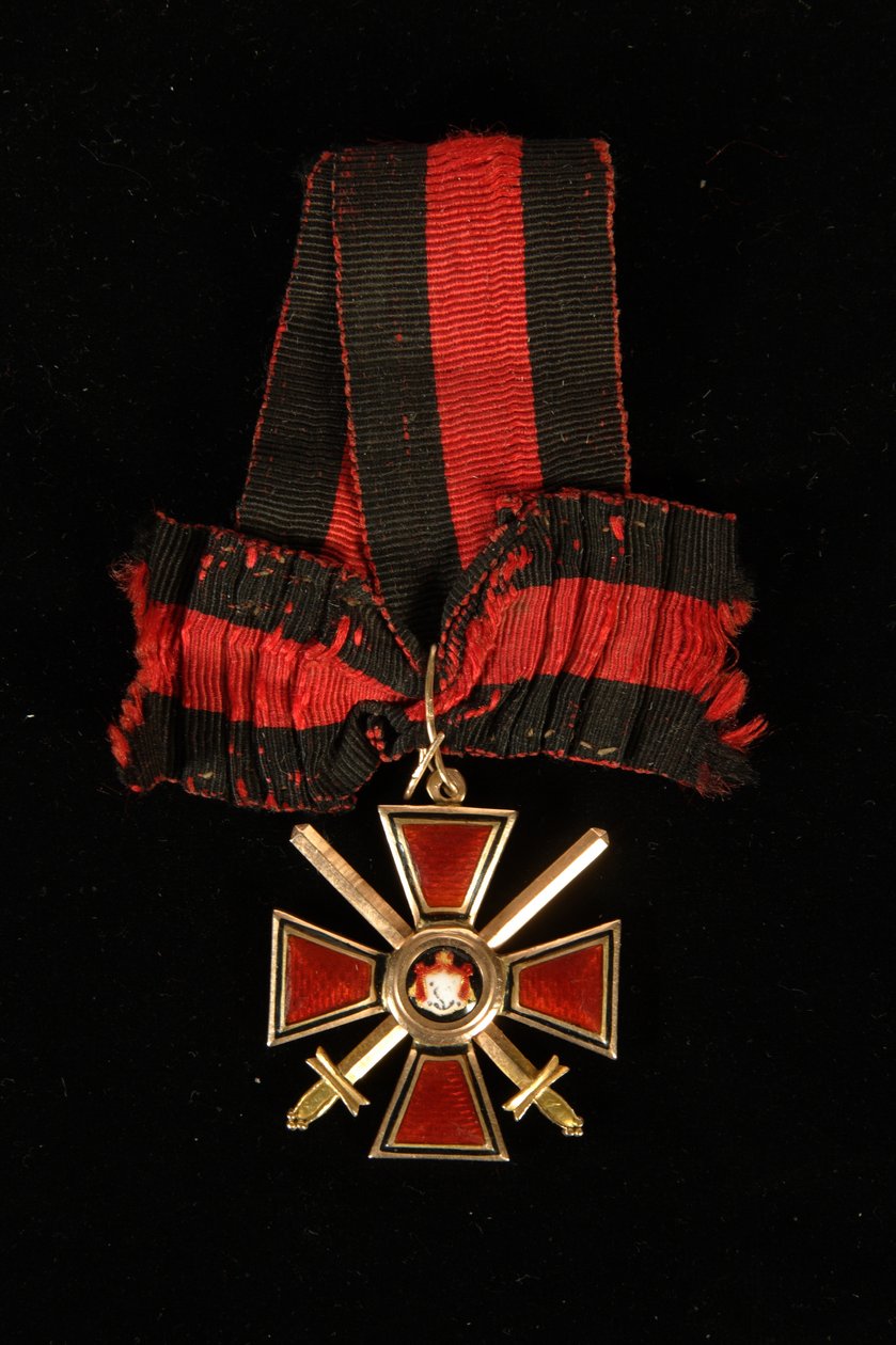 Riband i Odznaka Orderu Świętego Włodzimierza, IV klasa, XIX w. autorstwa decorations and medals Orders
