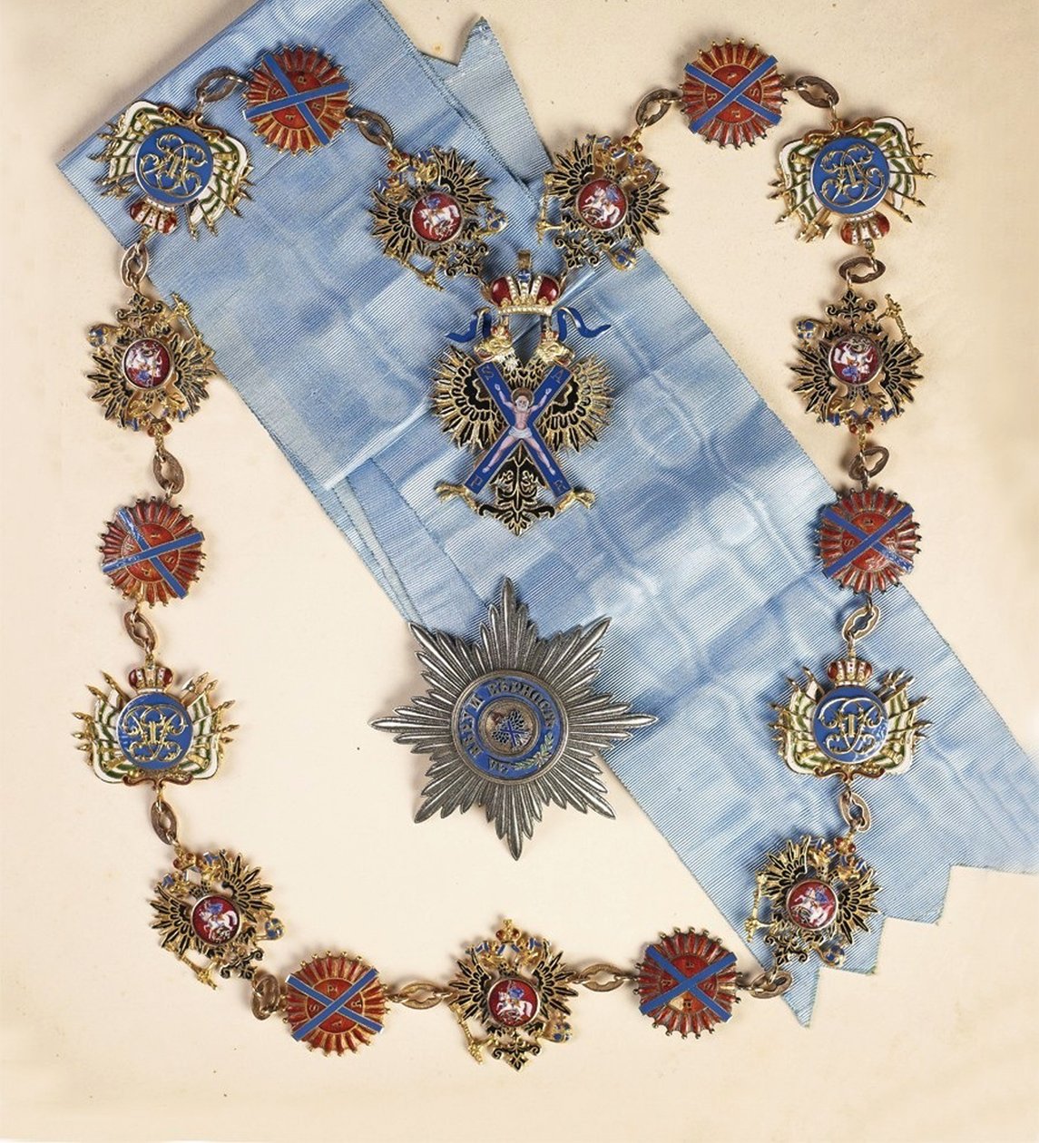 Insygnia Orderu św. Andrzeja Apostoła Pierwszego, II poł. autorstwa decorations and medals Orders
