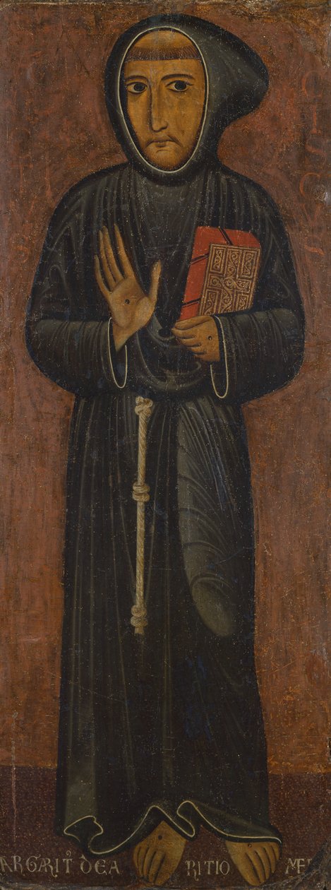Przedstawienie św. Franciszka z Asyżu (obraz na drewnie) autorstwa di Magnano da Arezzo Margaritone