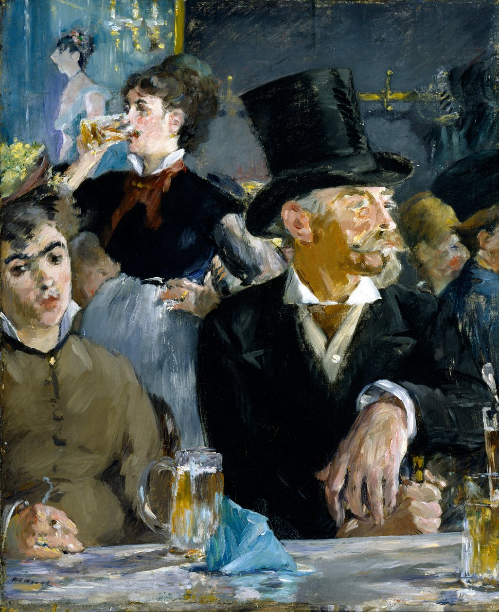 W kawiarni autorstwa Édouard Manet