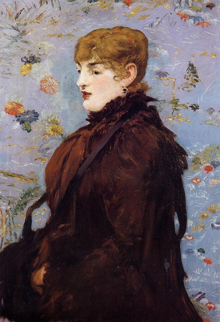 Jesień, Méry Laurent autorstwa Édouard Manet