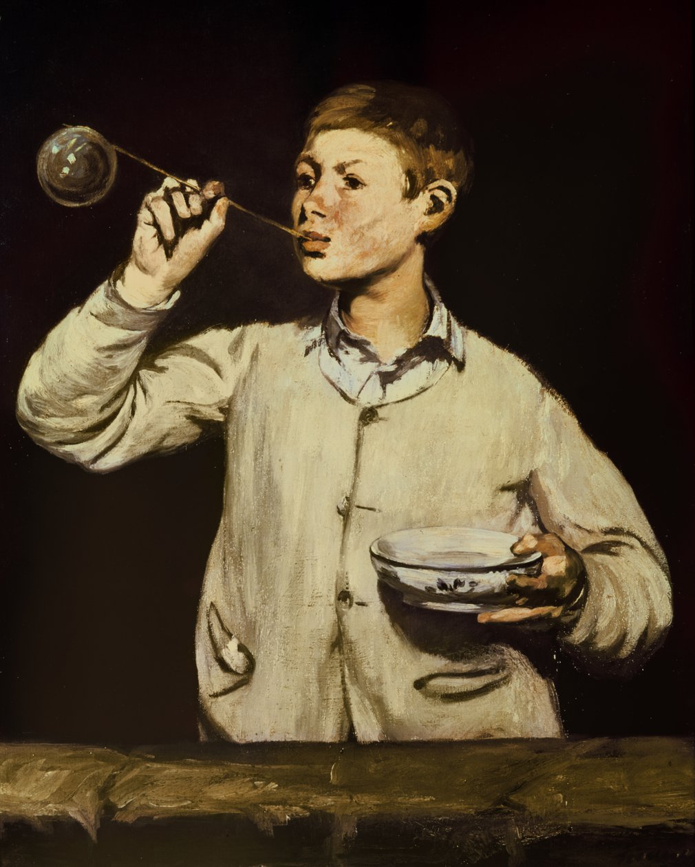 Chłopiec puszczający bańki, 1867-69 autorstwa Édouard Manet