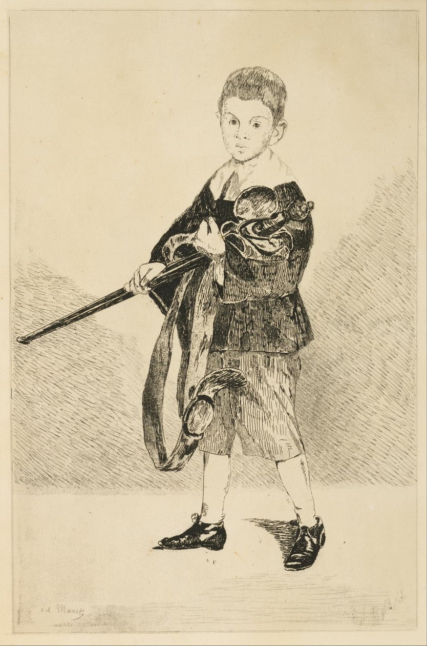 Chłopiec z mieczem autorstwa Édouard Manet
