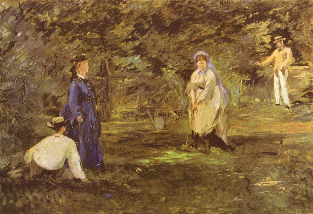 Krokiet-Party autorstwa Édouard Manet