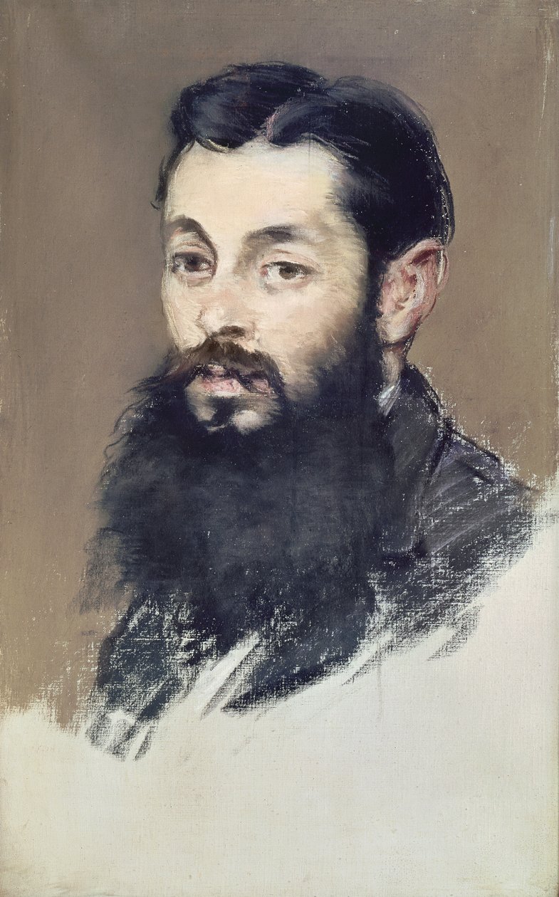 Dr Materne, doktor Napoleona III (1808-73) ok. 1880-81 (pastel na płótnie) autorstwa Édouard Manet