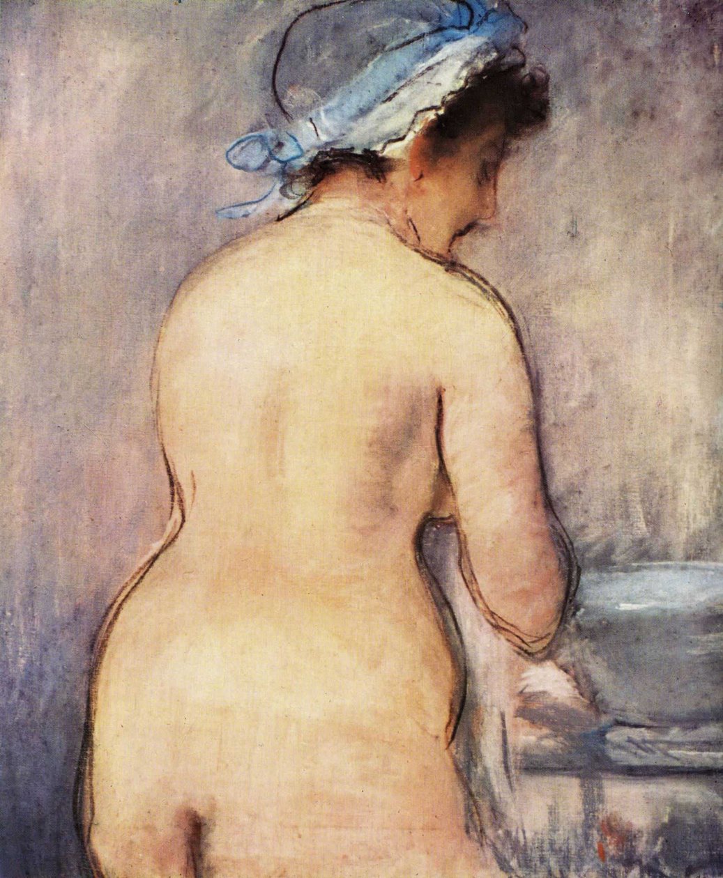 Toaleta autorstwa Édouard Manet