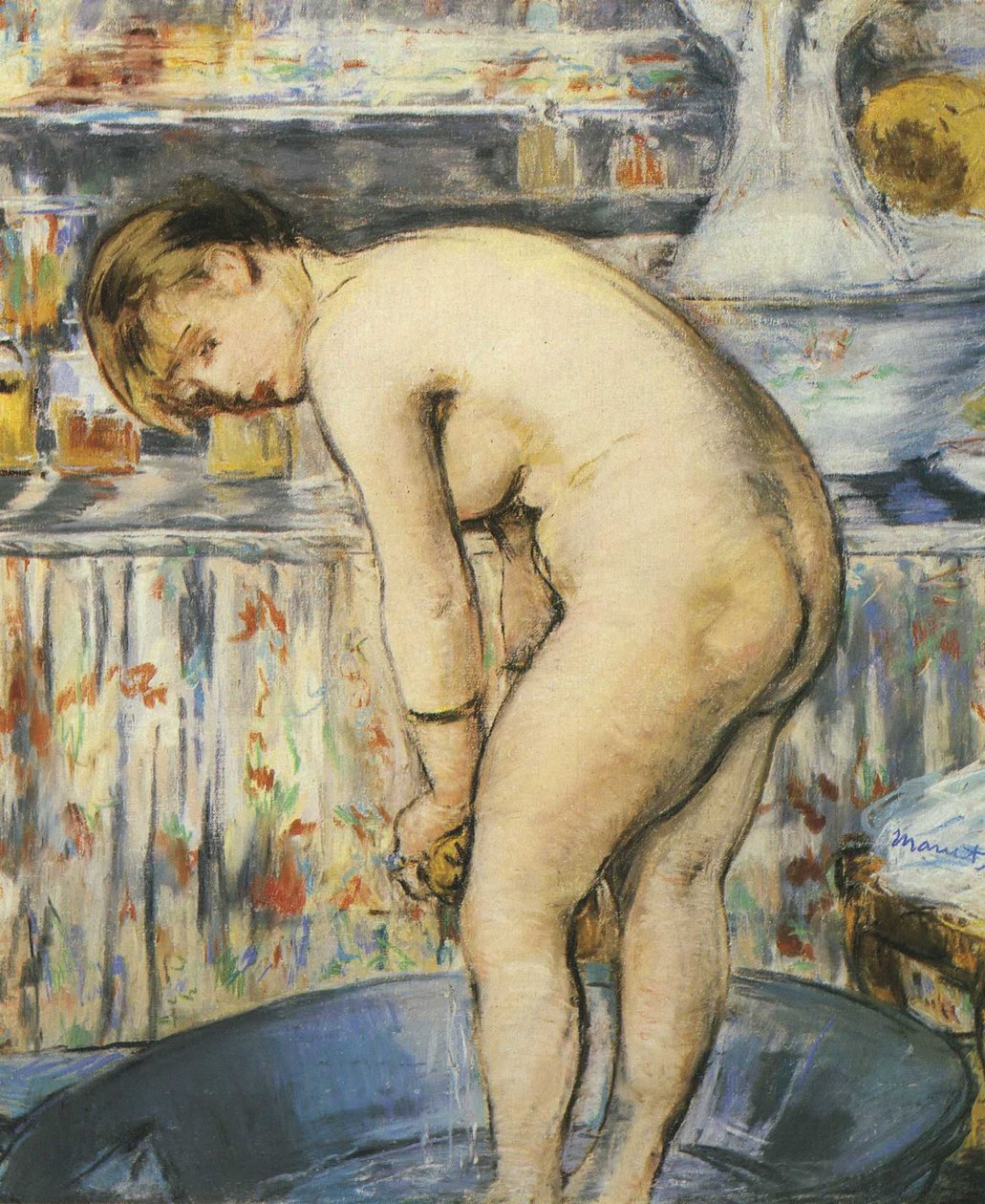 Toaleta autorstwa Édouard Manet