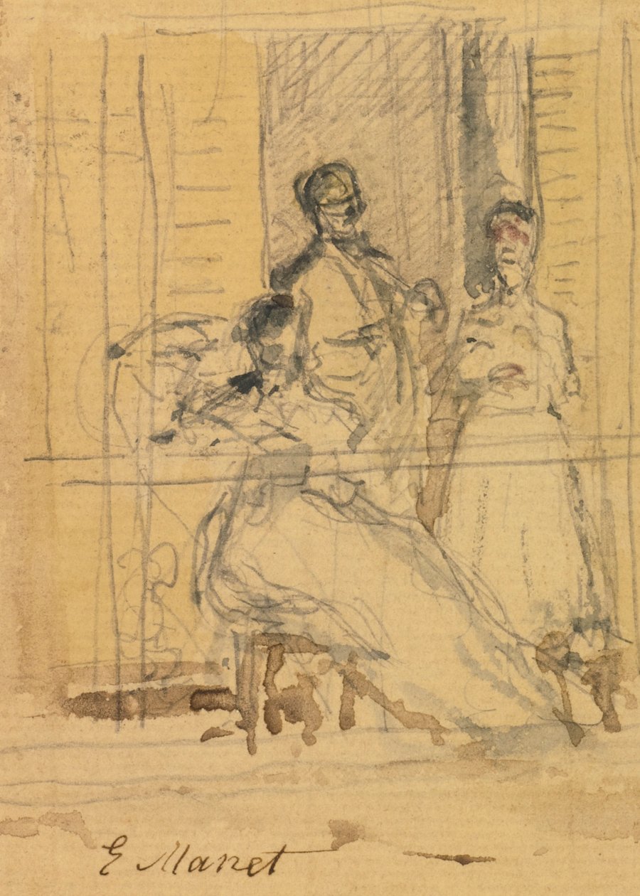 Balkon autorstwa Édouard Manet