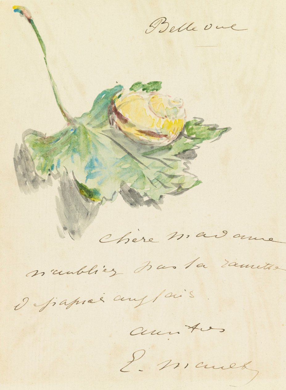 List autorstwa Édouard Manet