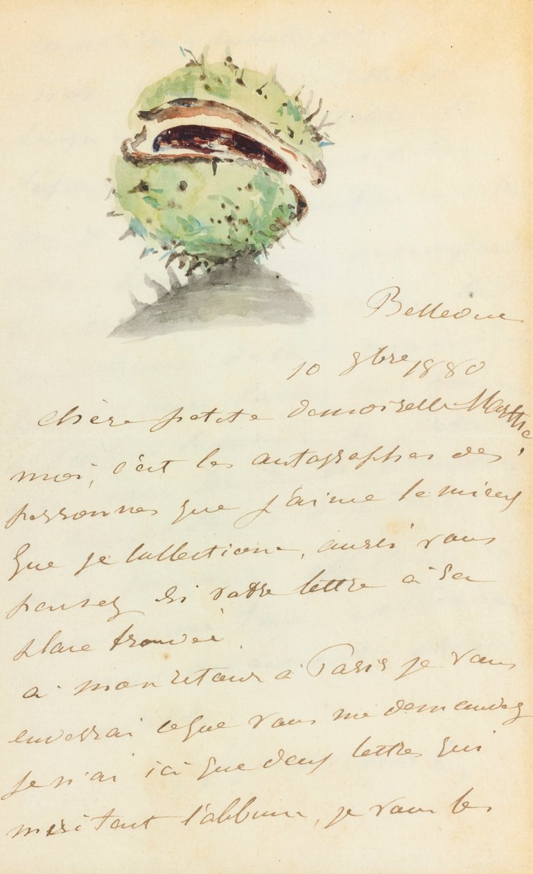 List autorstwa Édouard Manet