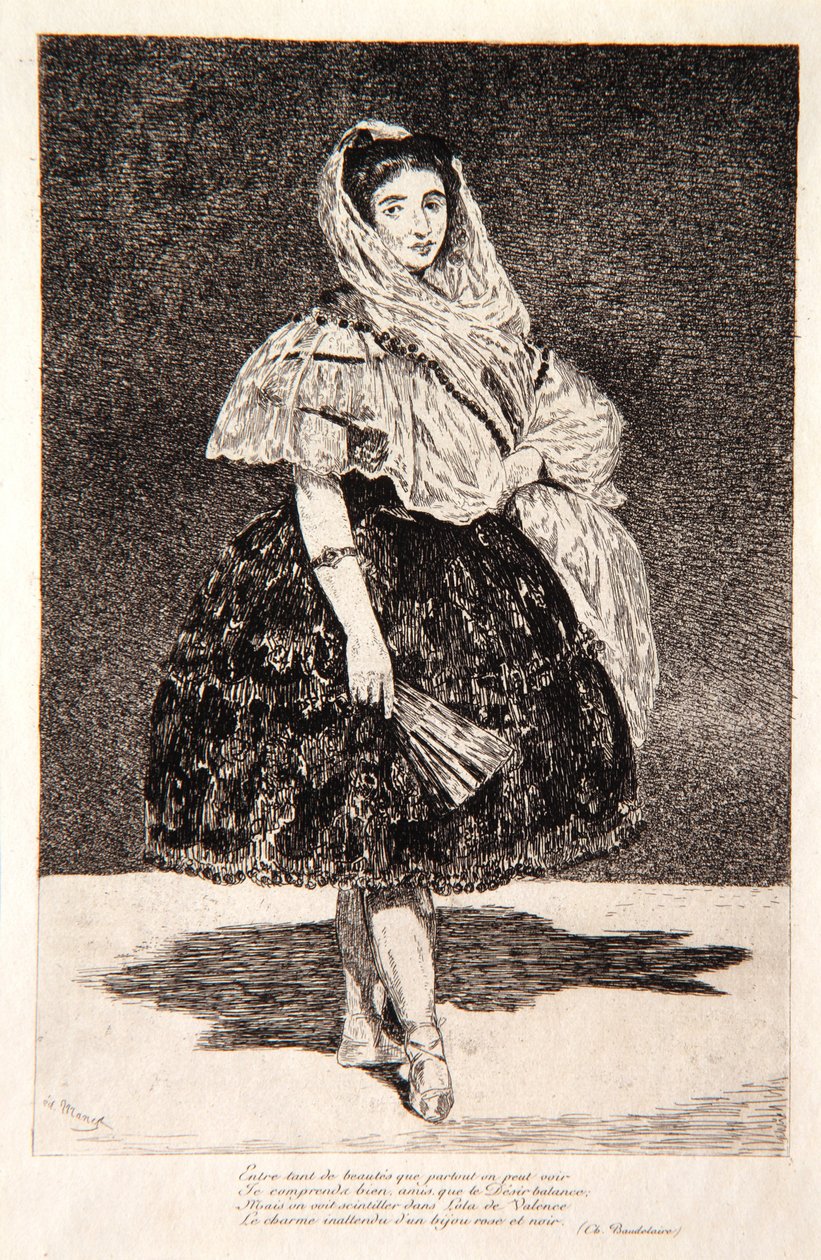 Lola de Valence, 1863 autorstwa Édouard Manet