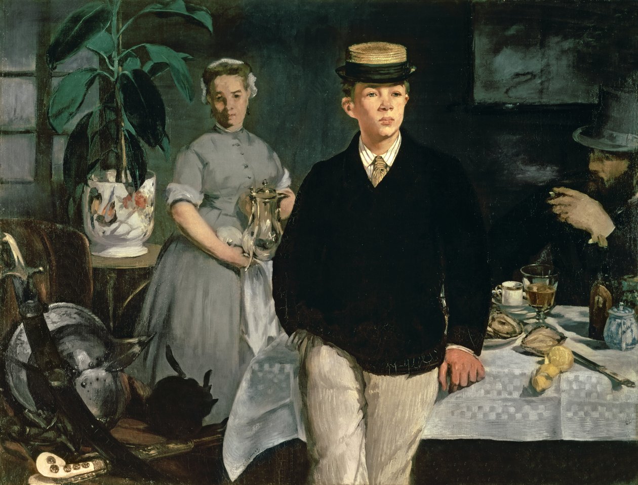 Obiad w Studio, 1868 autorstwa Édouard Manet