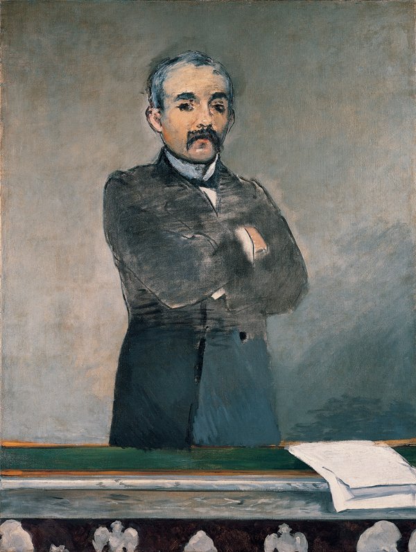 Portret Georges Clemenceau autorstwa Édouard Manet