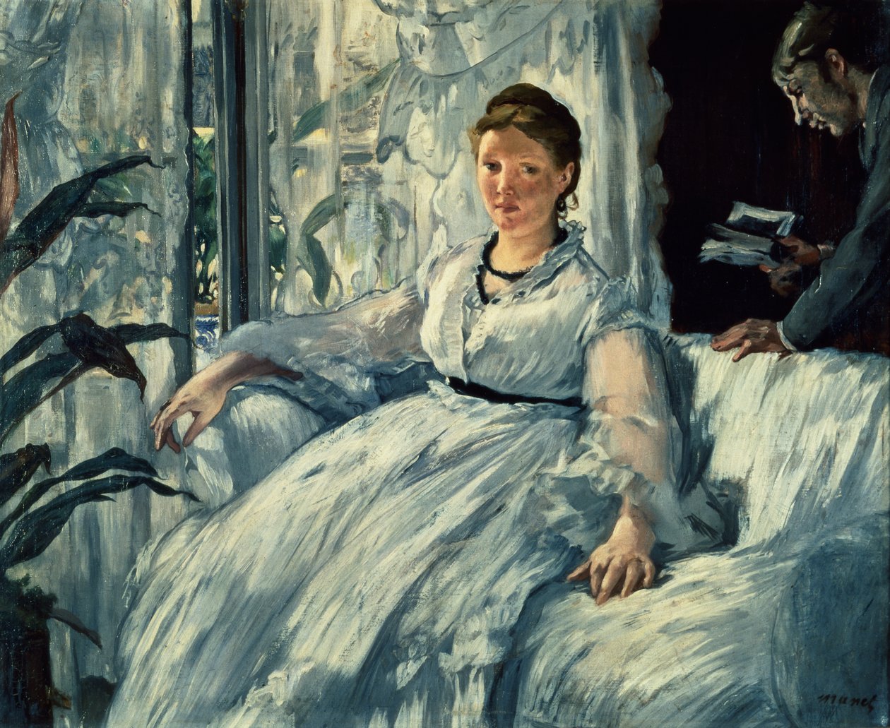 Czytanie, 1865 autorstwa Édouard Manet