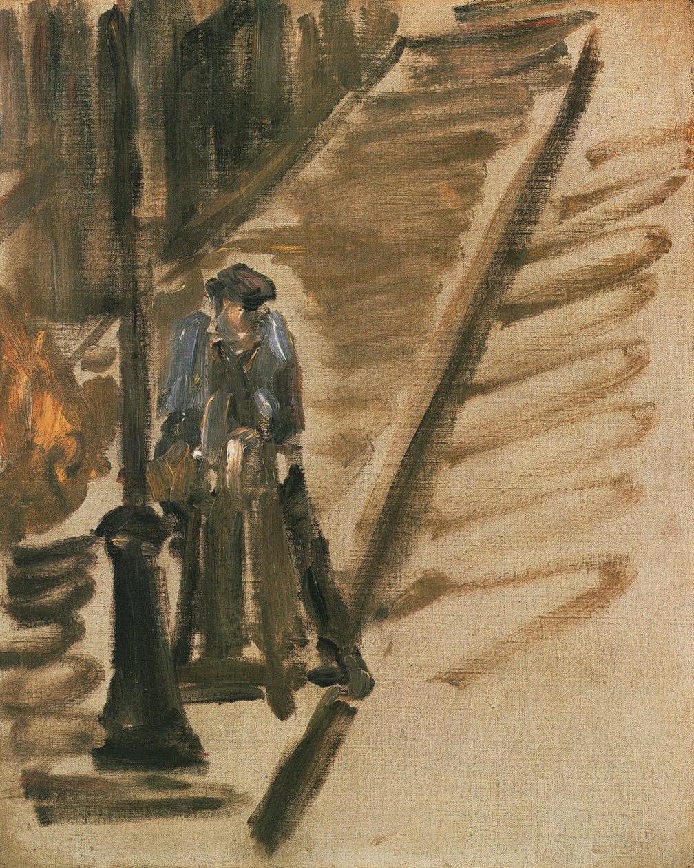 Rue Mosnier z ostrzałką autorstwa Édouard Manet
