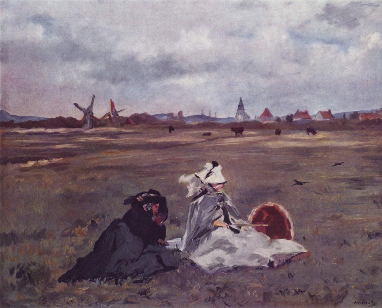 Jaskółki autorstwa Édouard Manet