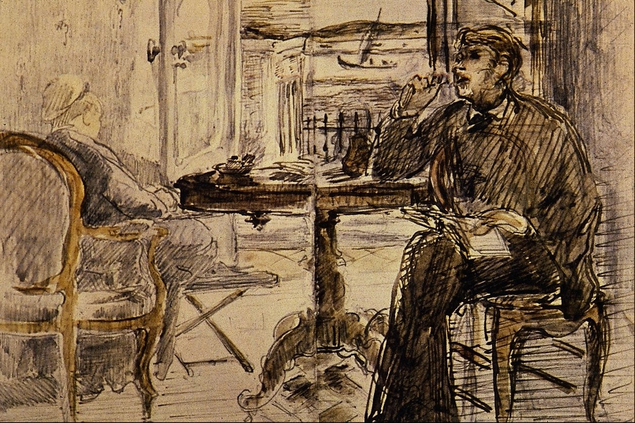Willa nad morzem autorstwa Édouard Manet