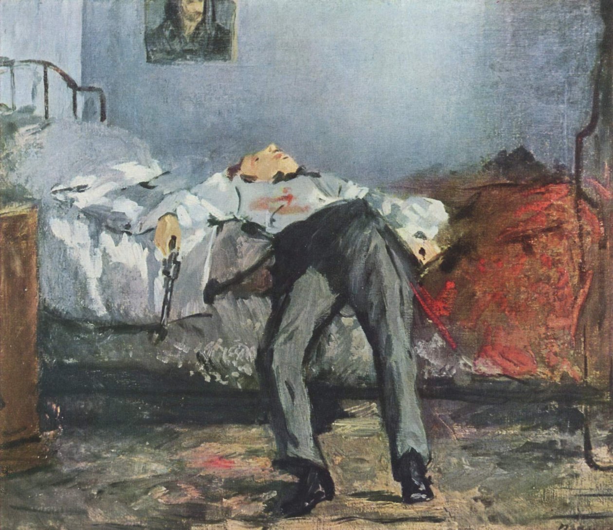 Samobójczy autorstwa Édouard Manet