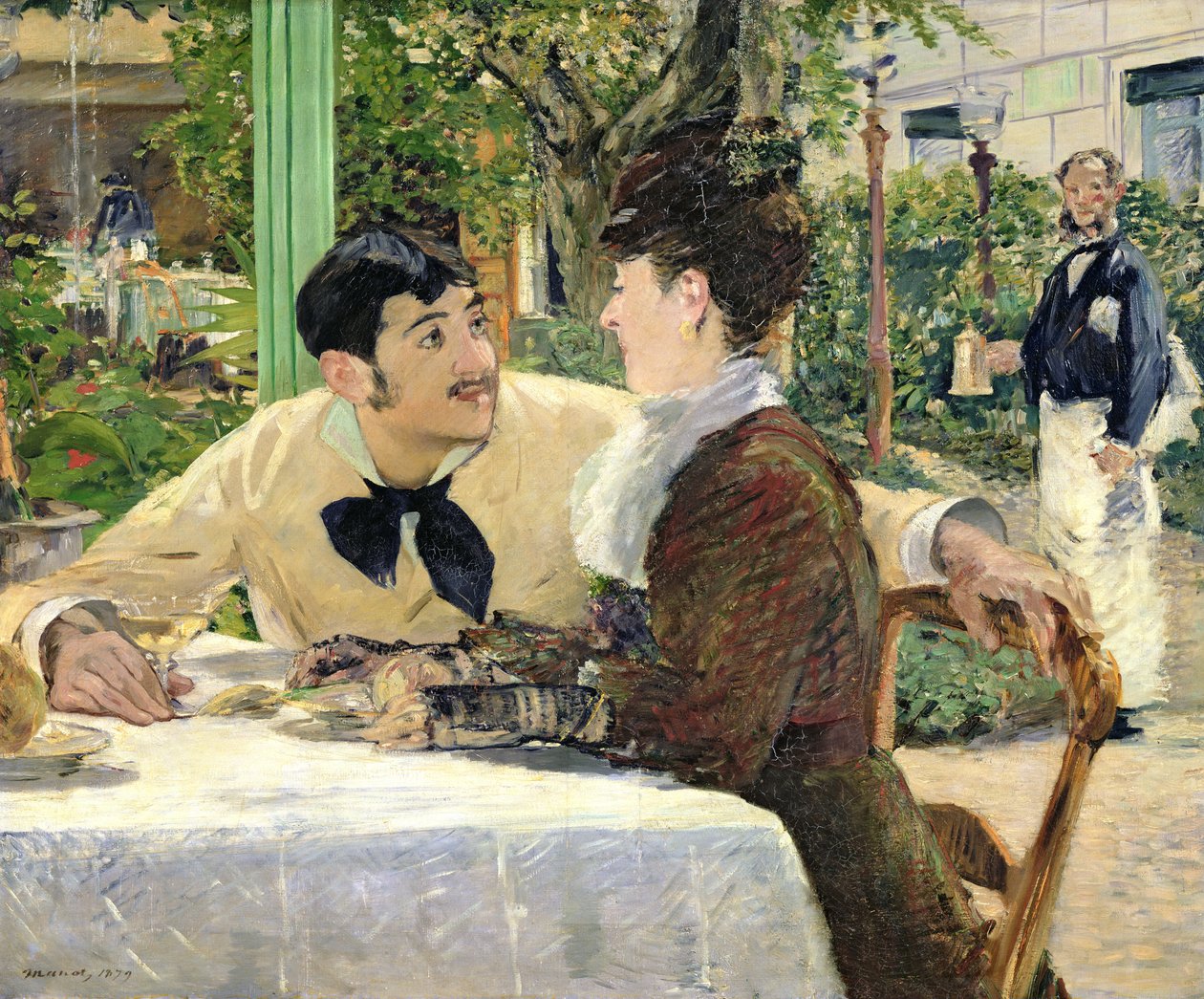 Ogród Pere Lathuille, 1879 autorstwa Édouard Manet