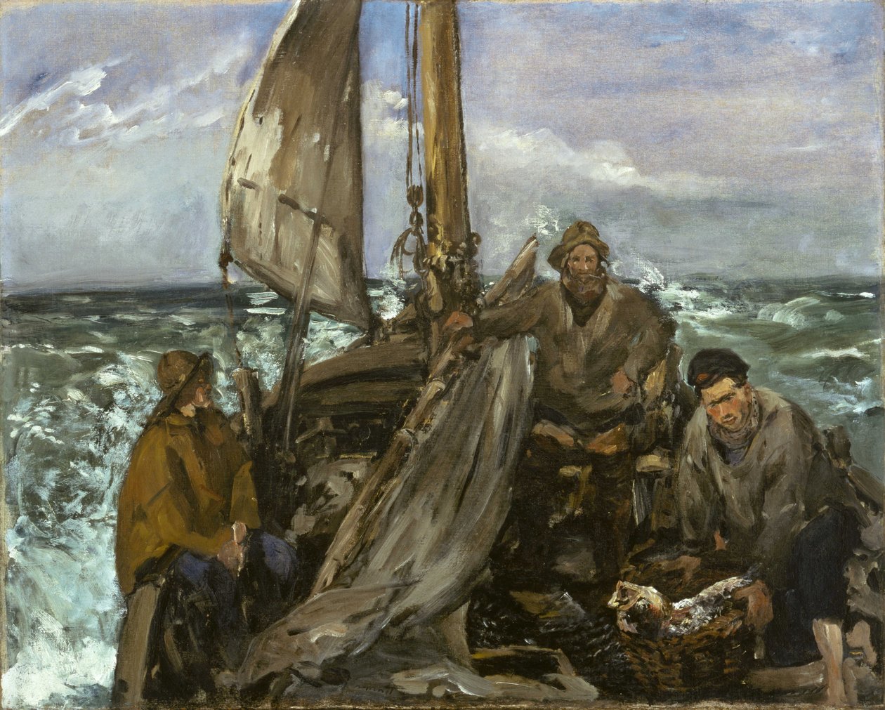 Robotnicy morza autorstwa Édouard Manet