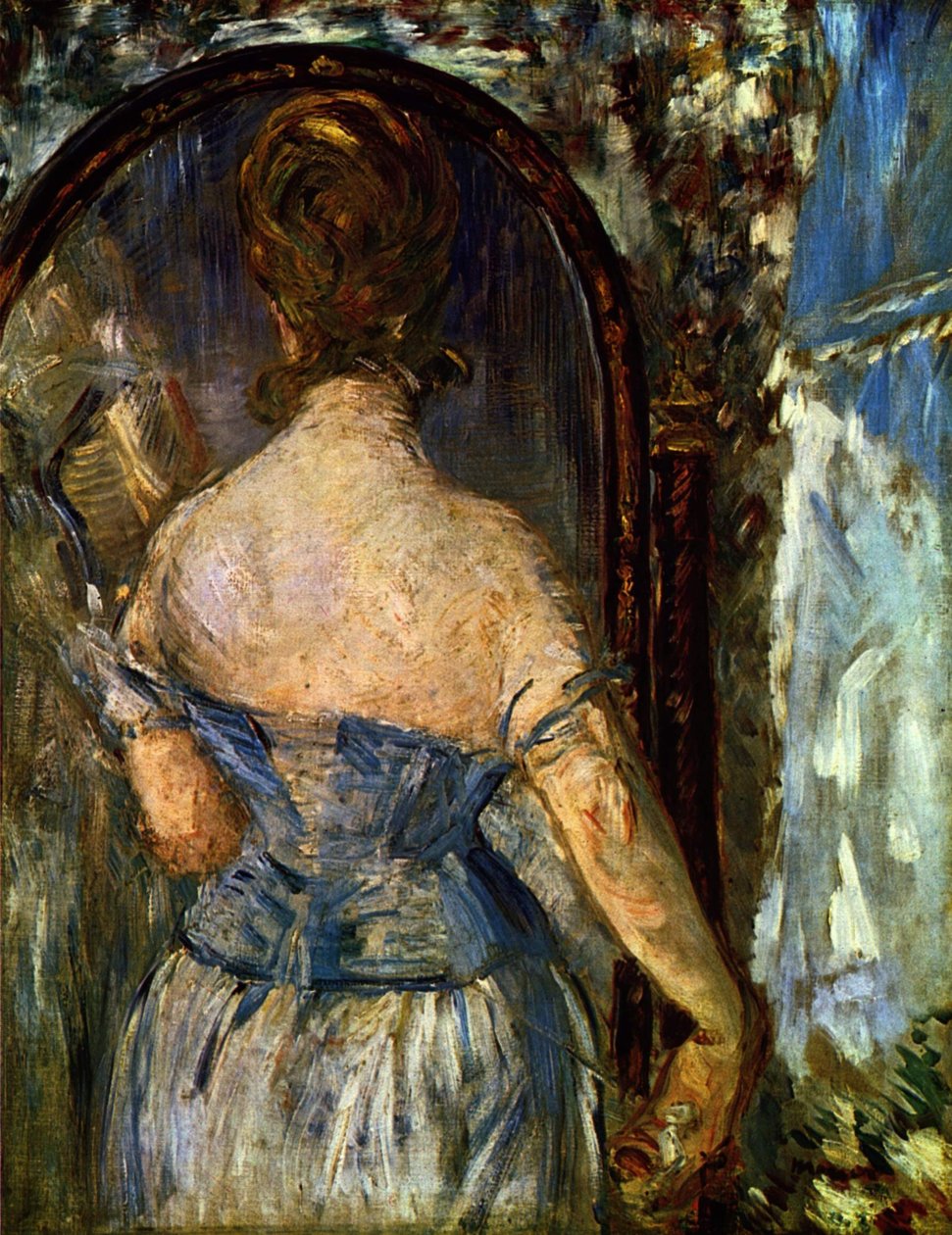 Przed lustrem autorstwa Édouard Manet