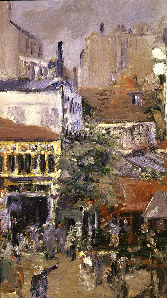Widok wykonany w pobliżu Place Clichy (Rue) autorstwa Édouard Manet