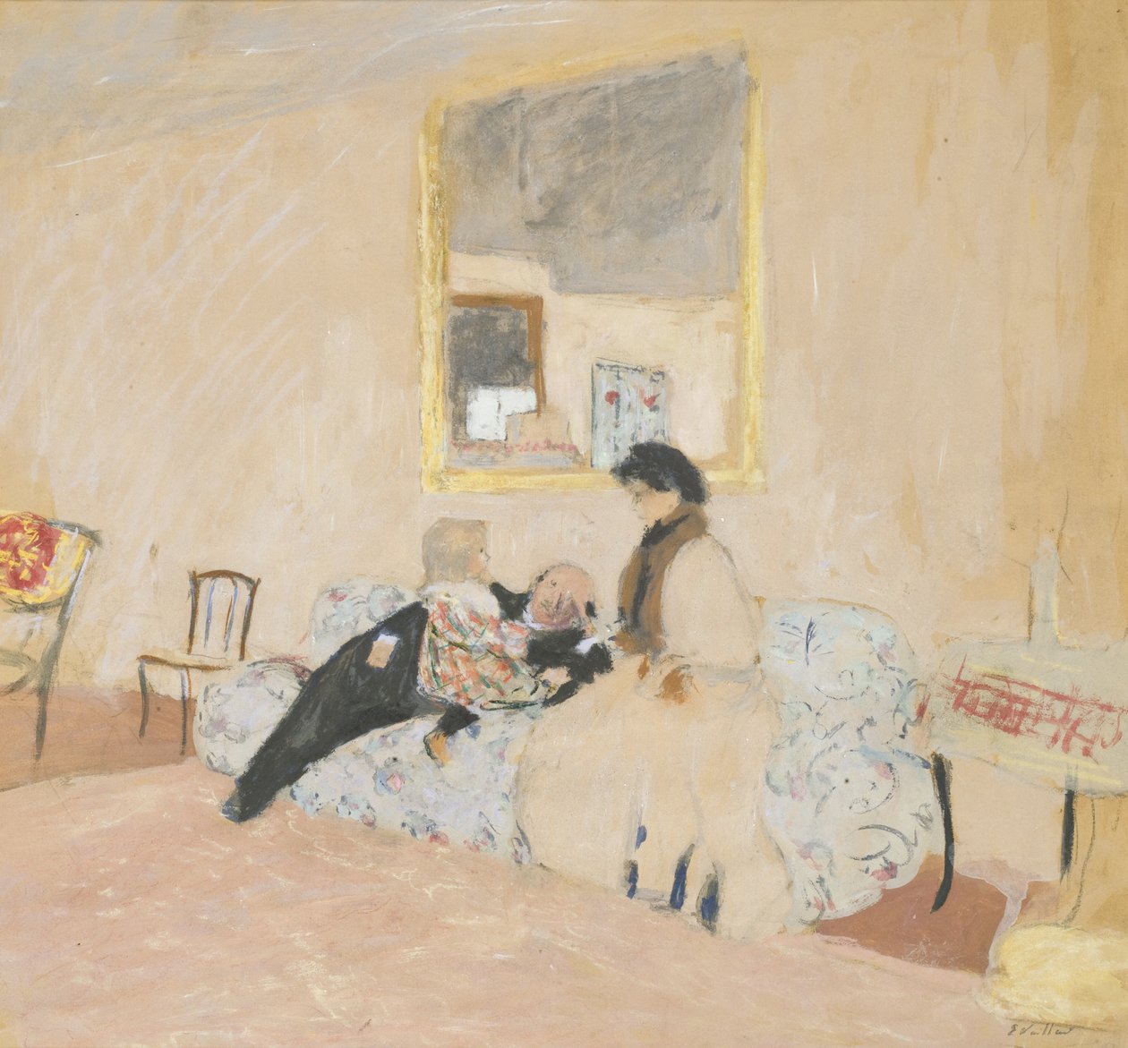 Annette i goście autorstwa Edouard Vuillard