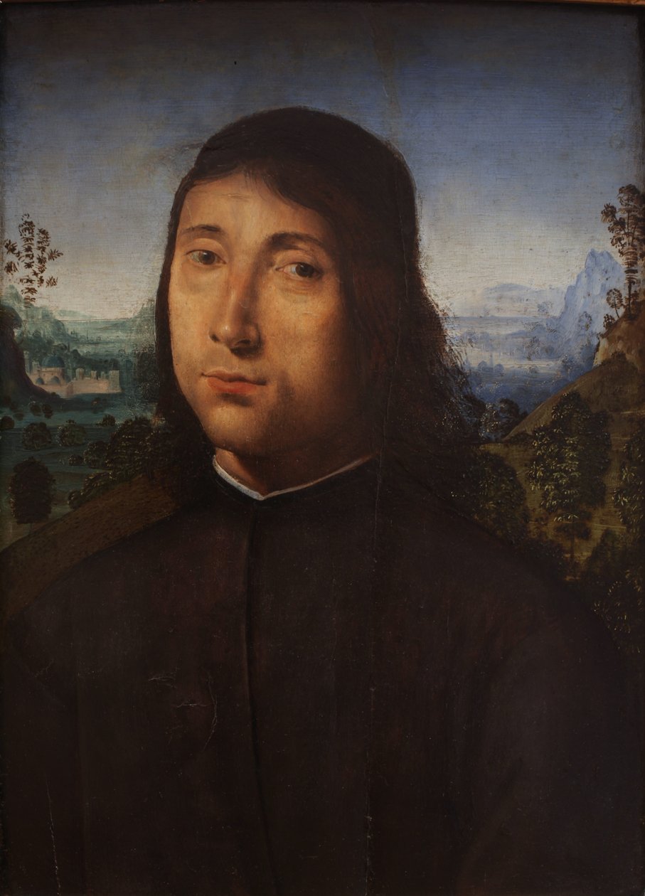 Portret młodego mężczyzny autorstwa fl. in Florence in the late 15th century.