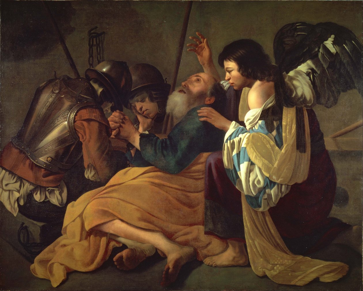 Wyzwolenie Świętego Piotra autorstwa Hendrick ter Brugghen
