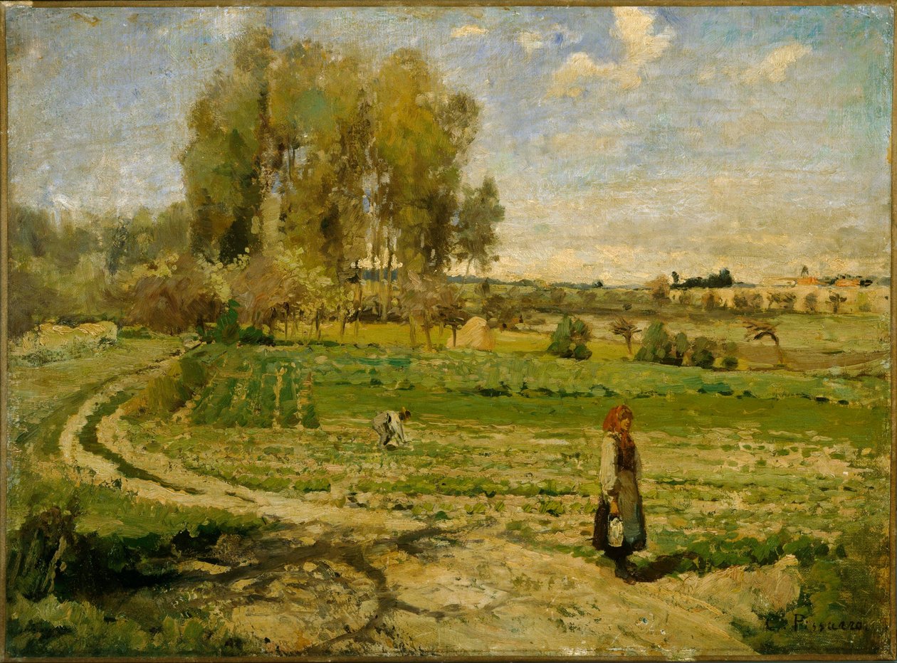 Giverny autorstwa Camille Jacob Pissarro