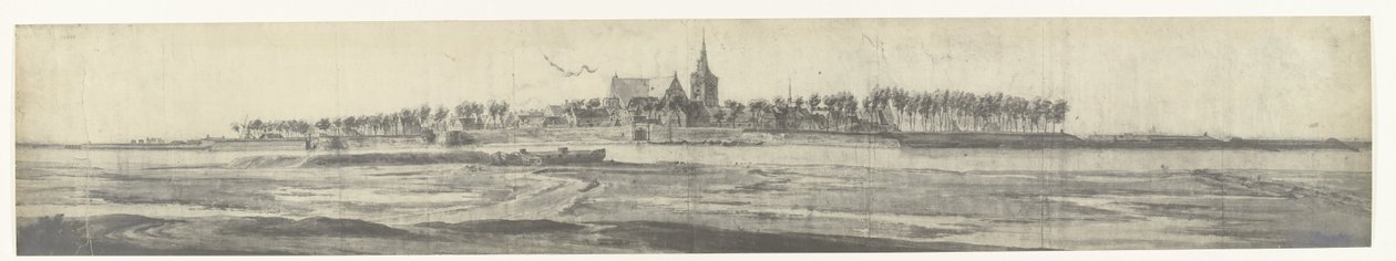 Widok grobu, 1672 Zdjęcia rysunków z najazdu francuskiego na Holandię w 1672 roku autorstwa Adama Fransa van der Meulena zachowanych w Manufacture des Gobelins (tytuł serii) autorstwa frères Moreau