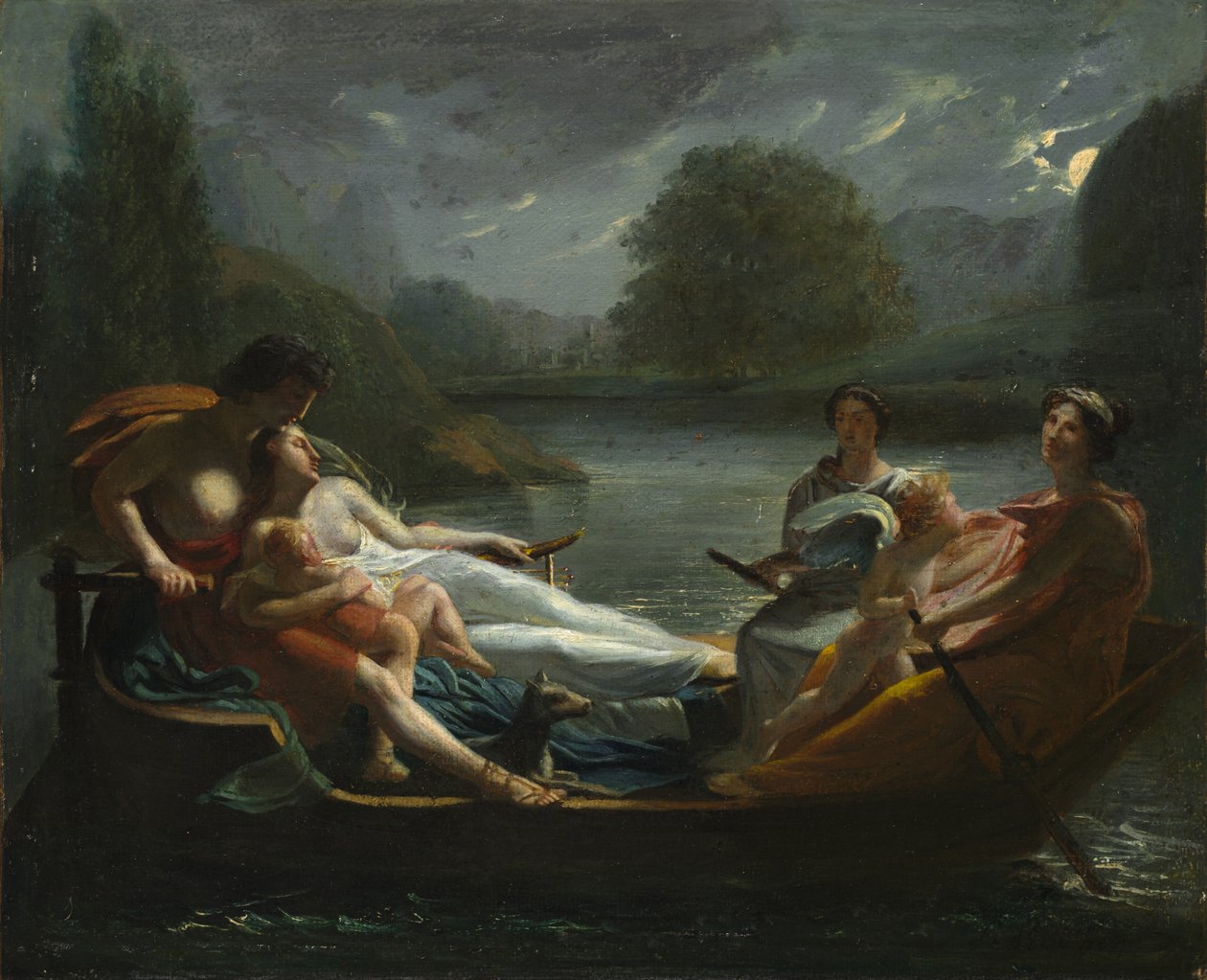 Sen o szczęściu autorstwa imitator of Pierre Paul Prud
