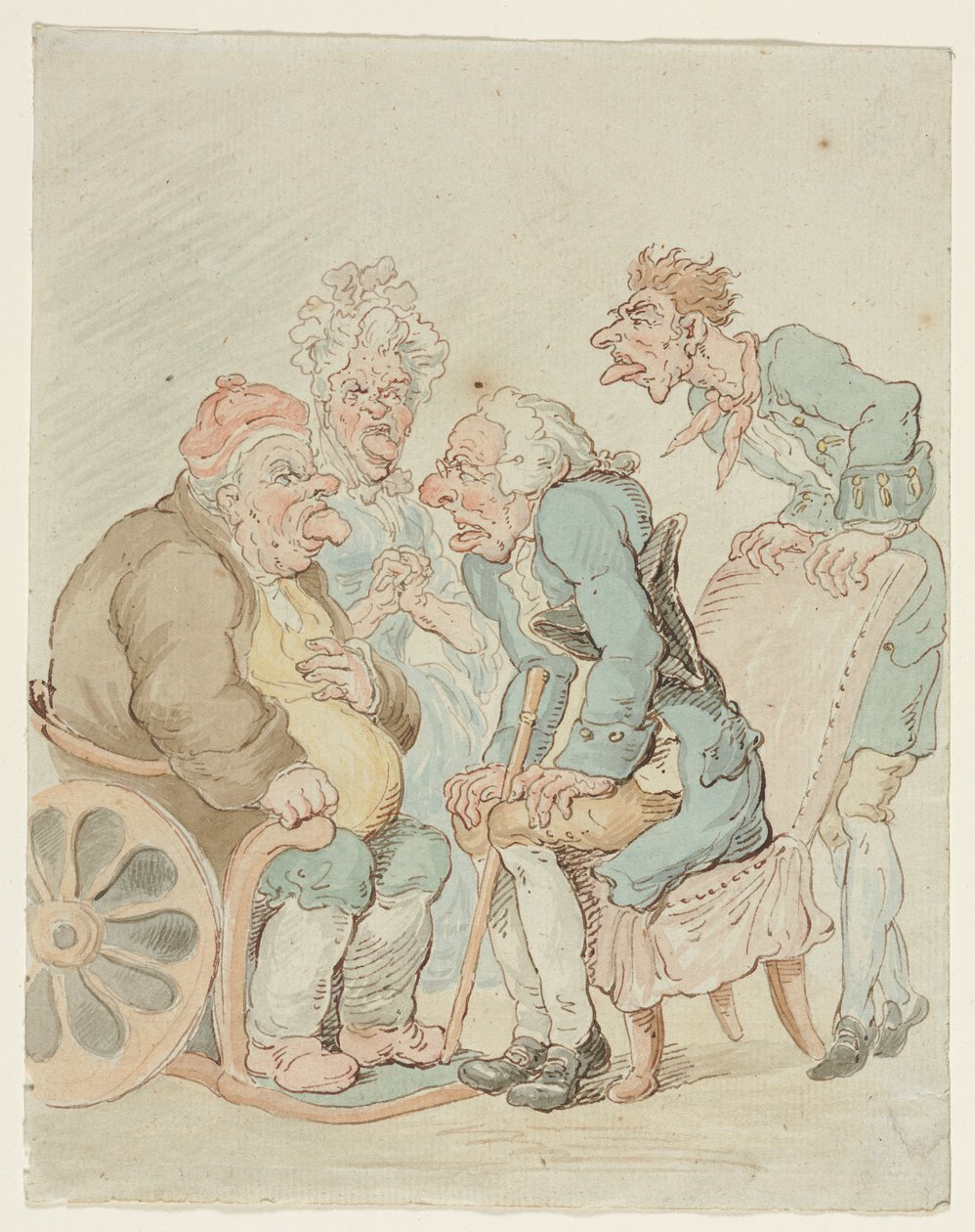 Lekarz autorstwa imitator of Thomas Rowlandson