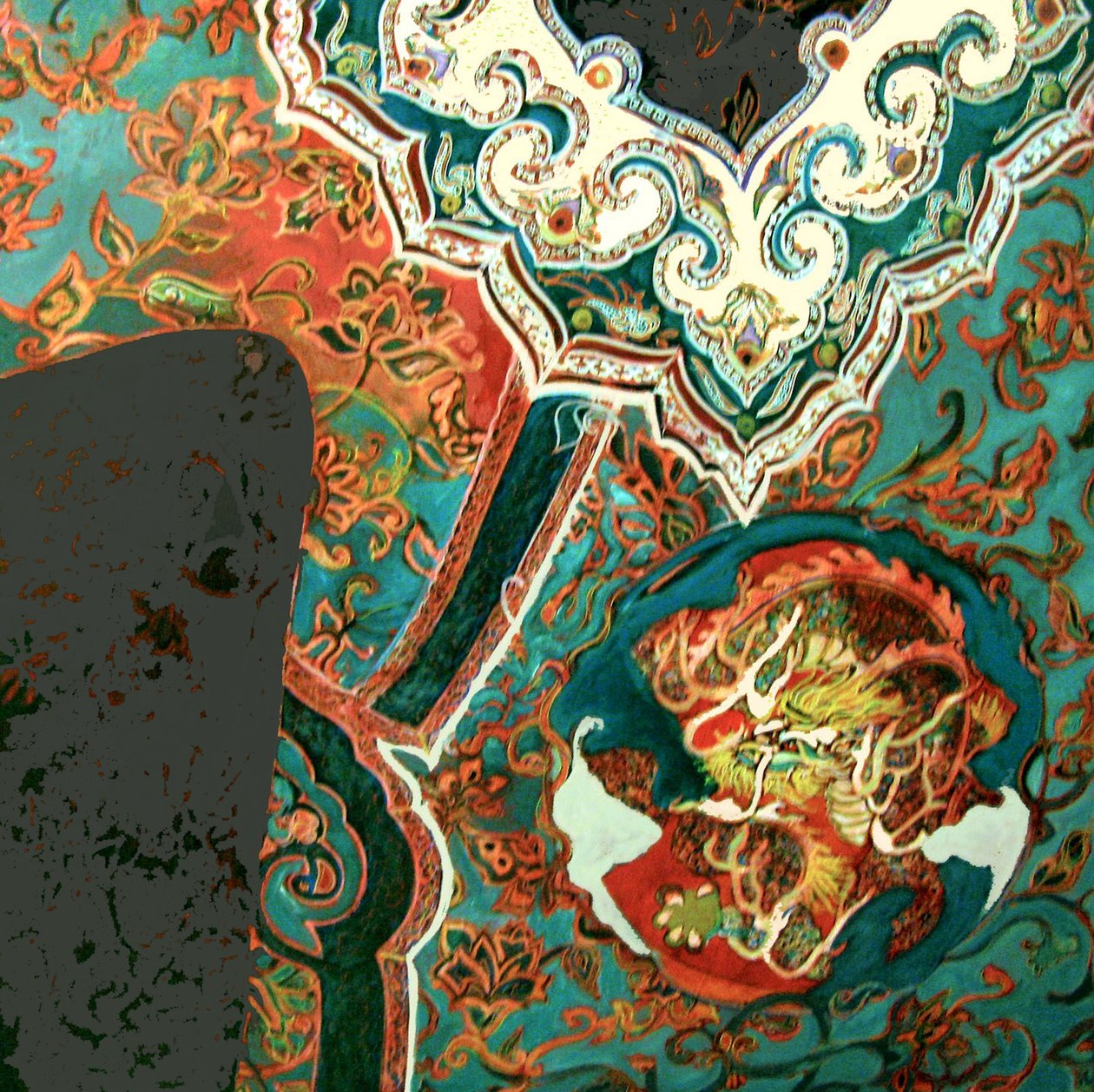 Chińska kurtka, 2013 (mixed media) autorstwa linda arthurs