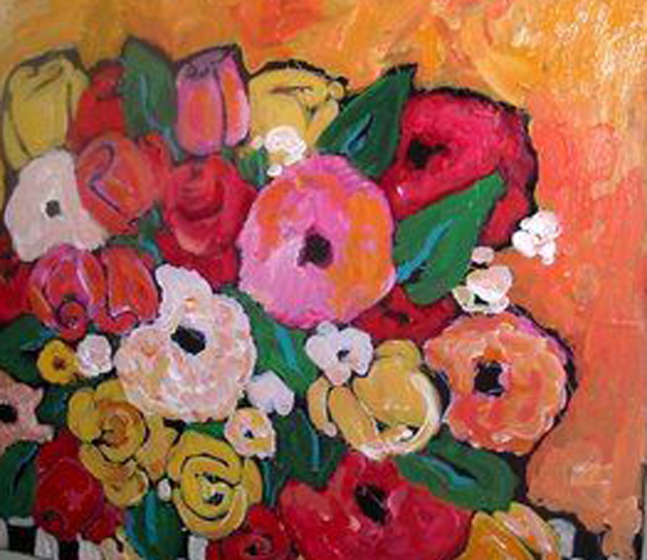 Letnie kwiaty autorstwa linda arthurs