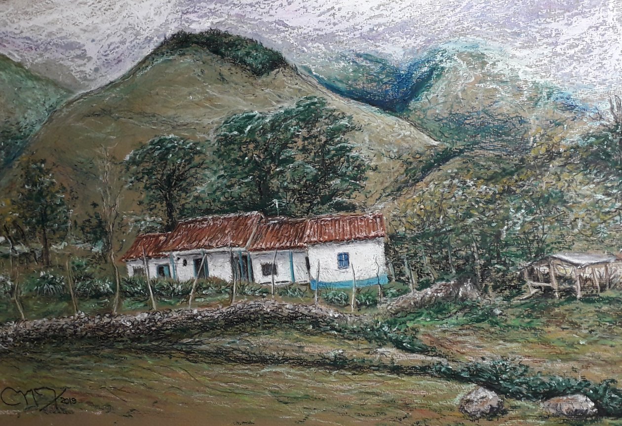 ANDYJSKI KRAJOBRAZ - LLANO LARGO WENEZUELA autorstwa miguelmendez_art.ve