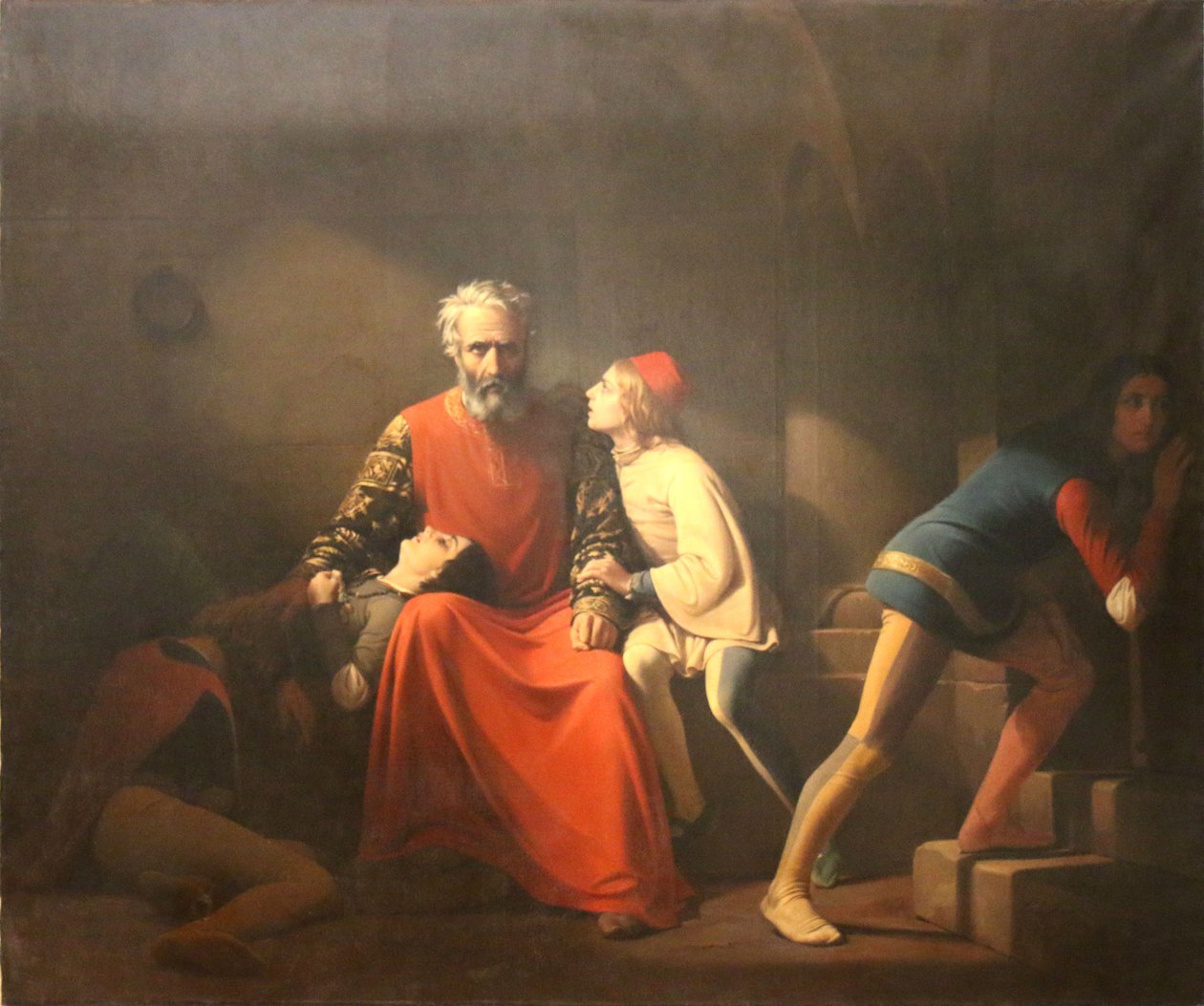 Ugolino i jego synowie autorstwa Émile Vernet Lecomte